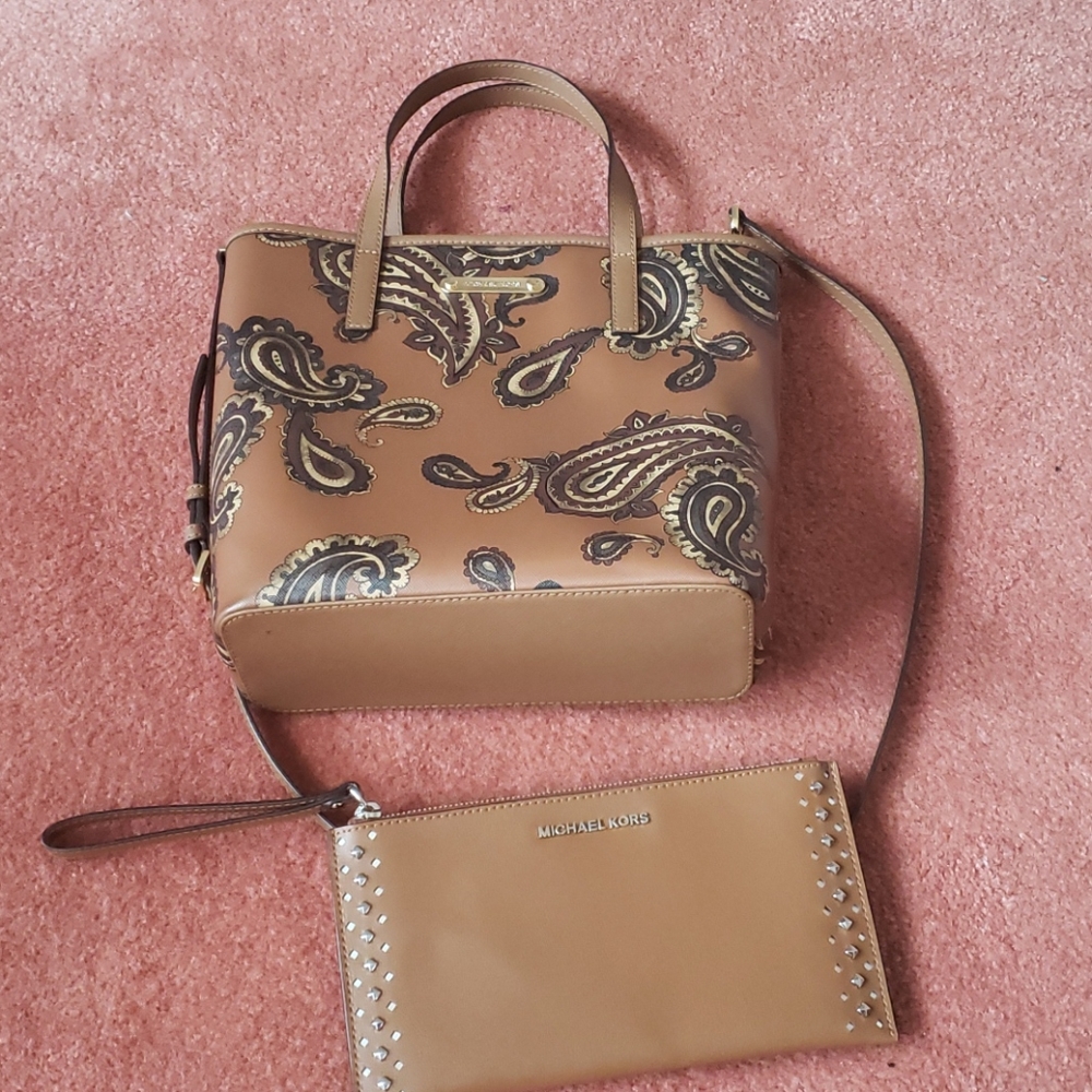 Michael Kors crossbody bag and wallet